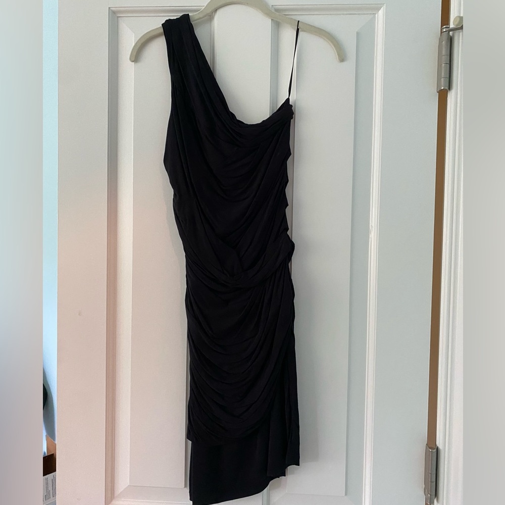 Black One Shoulder Dress